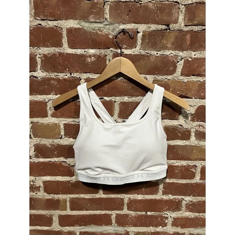 Under Armour Womens White Sports Bra Size XL